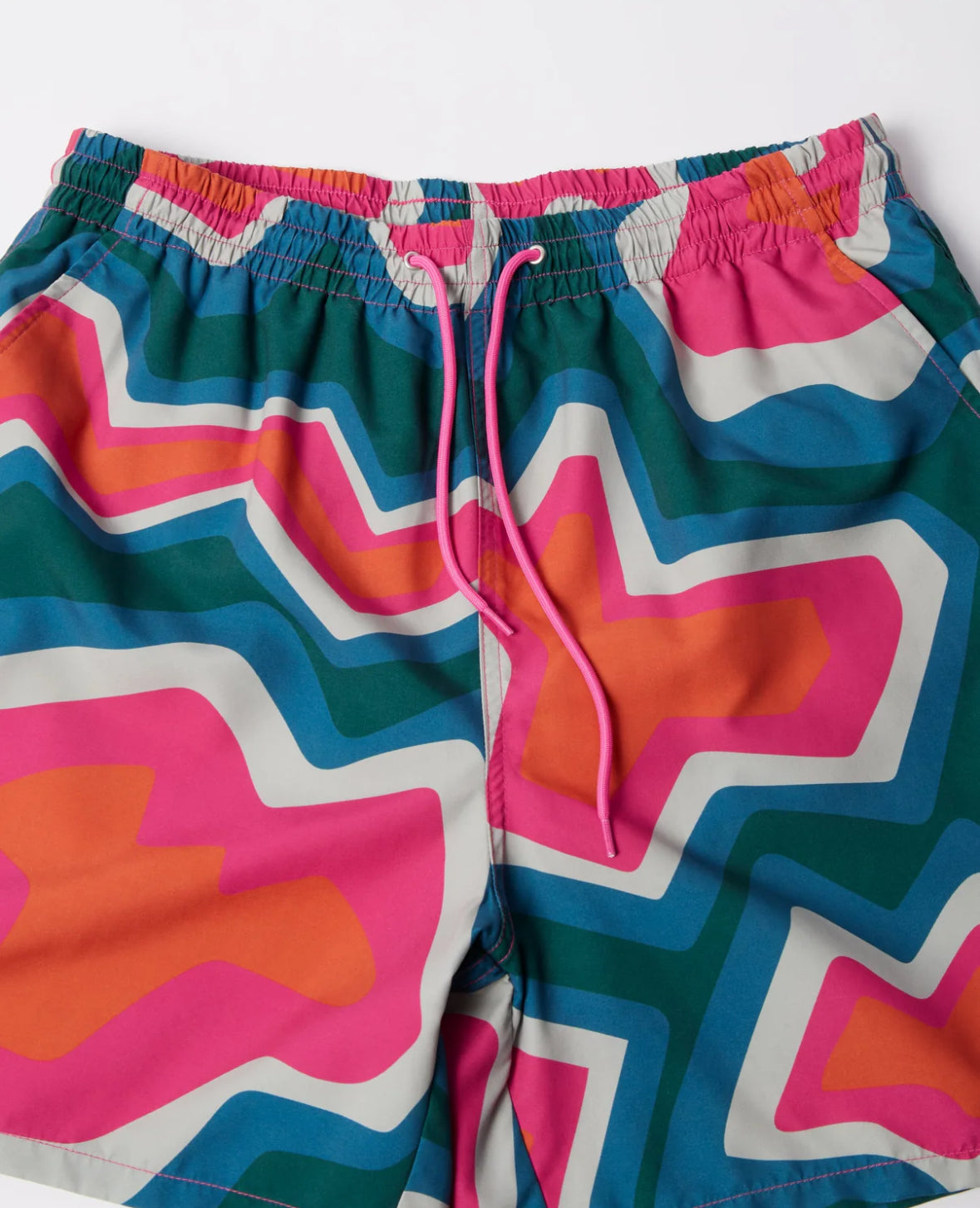 PARRA GEM STONES SWIM SHORTS PINK