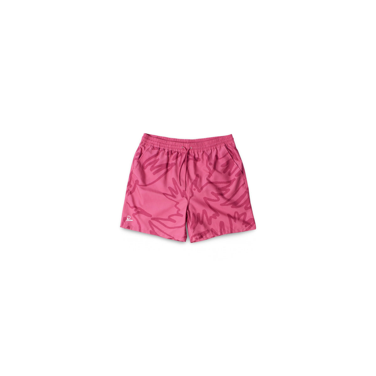 PARRA BIRDS FLY FREE SWIM SHORTS PURPLE PINK