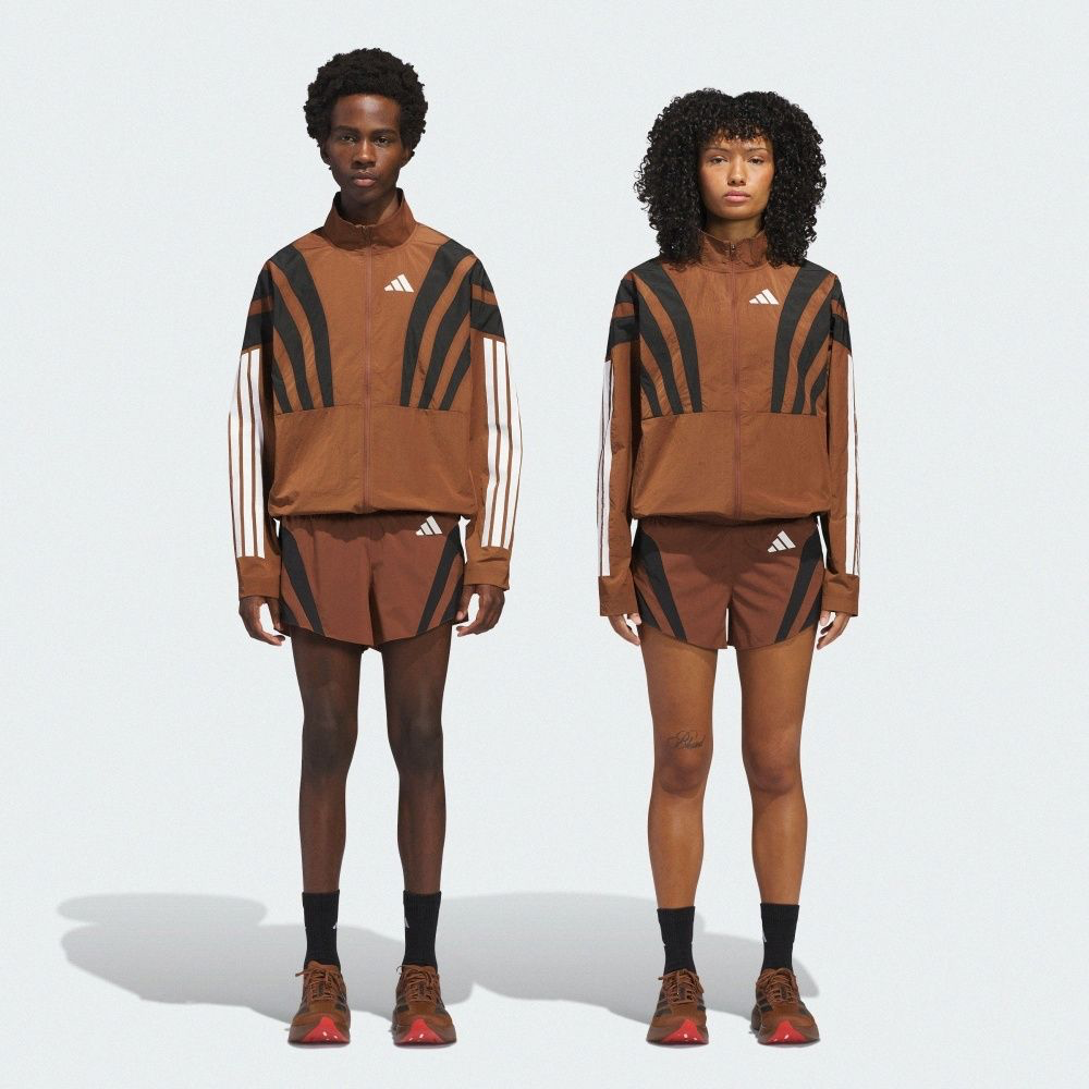 ADIDAS X PHARREL WILLIAMS ADIZERO SHORTS BROWN