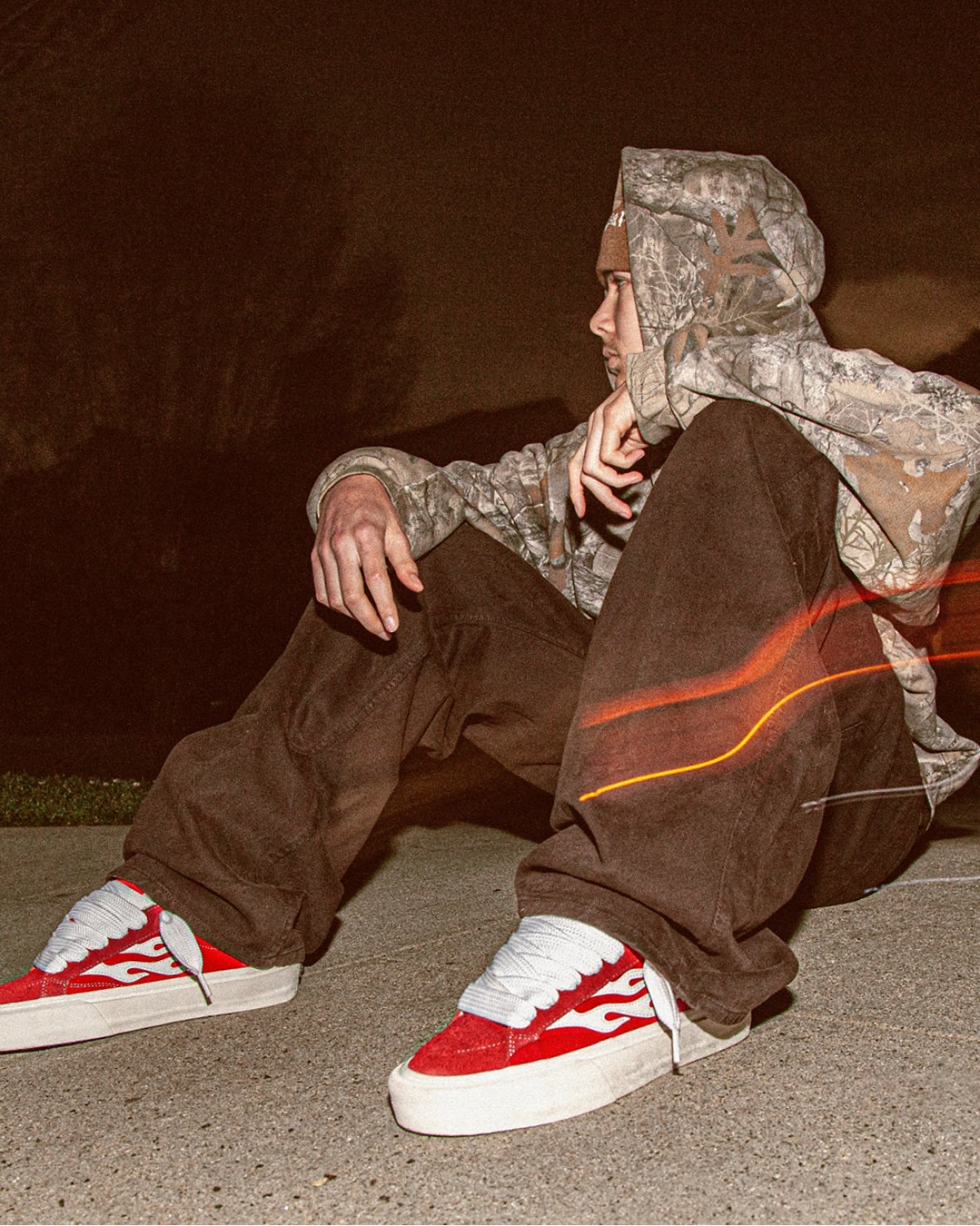 STRAYE LOGAN PUFF RED