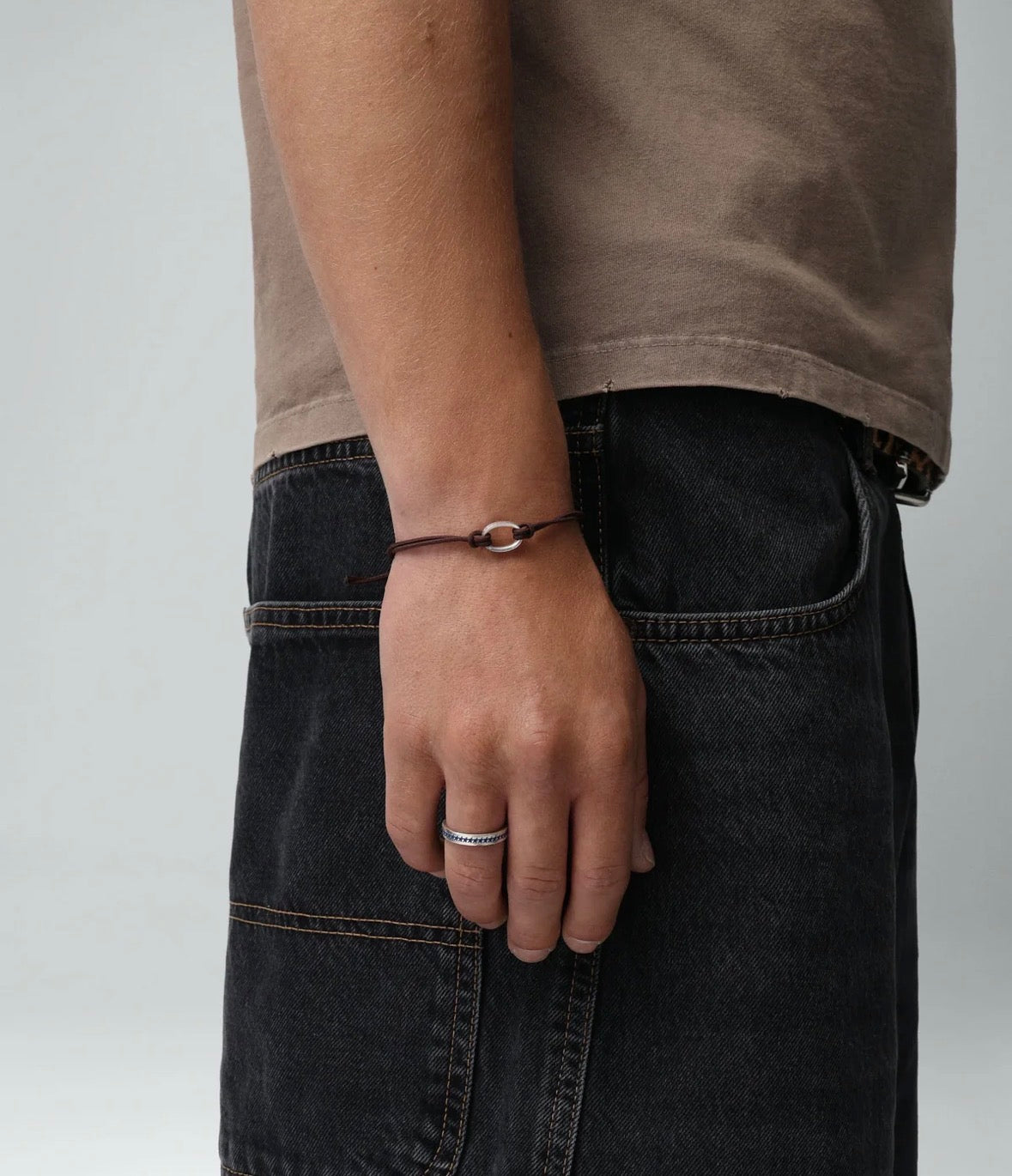 TWOJEYS BLUE ENAMELED STARLINE RING