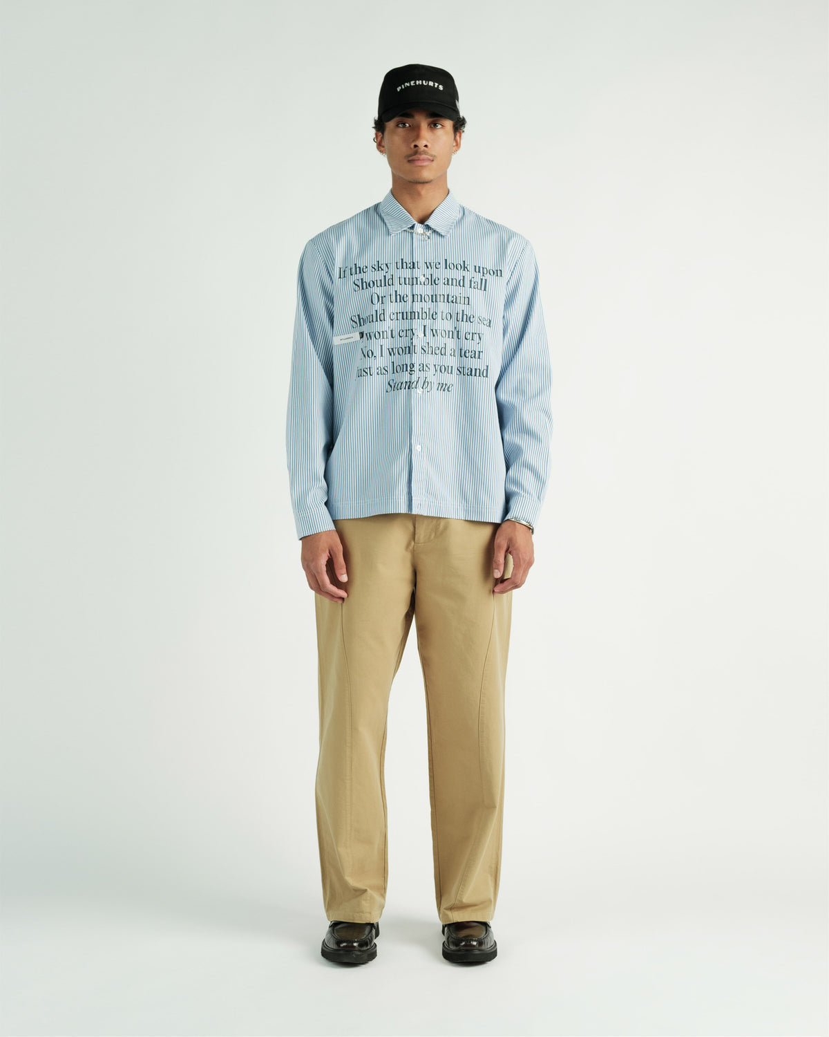 STUDENTS RIVERTON L/S STRIPE BUTTON-UP