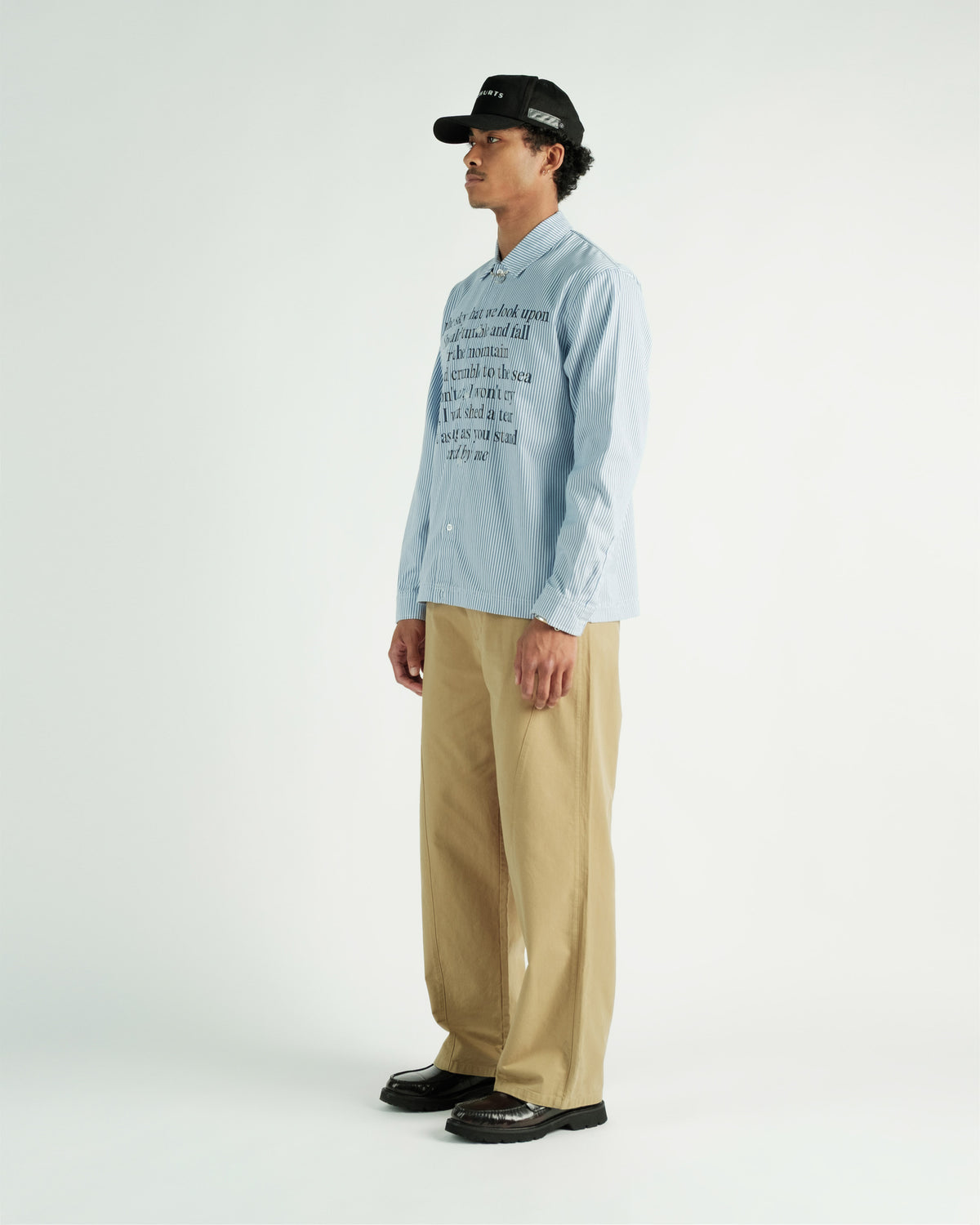 STUDENTS RIVERTON L/S STRIPE BUTTON-UP