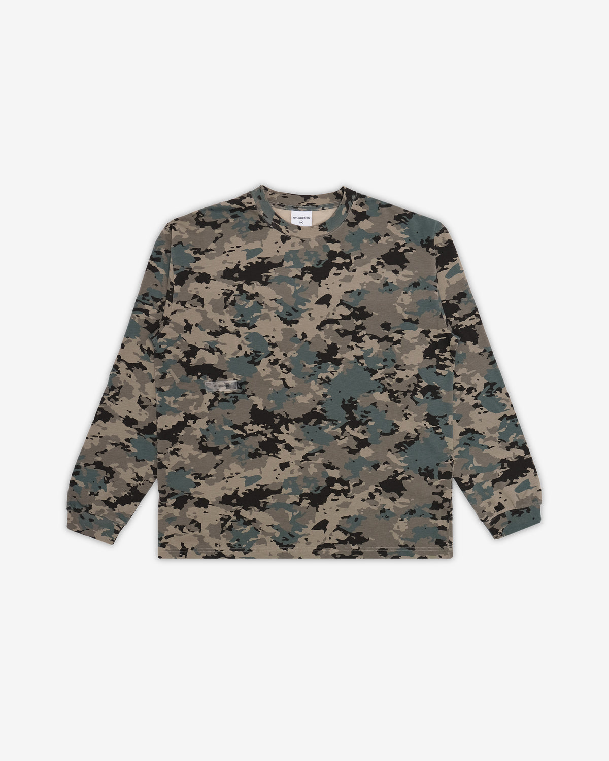 STUDENTS PAYSON CAMO L/S CREW T-SHIRT