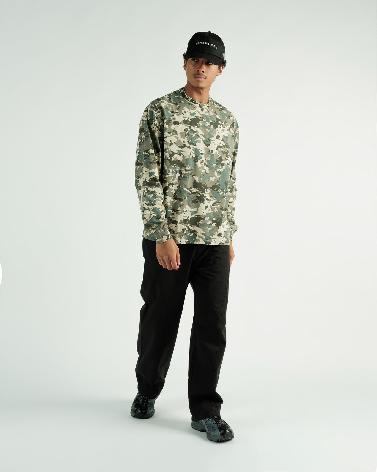 STUDENTS PAYSON CAMO L/S CREW T-SHIRT