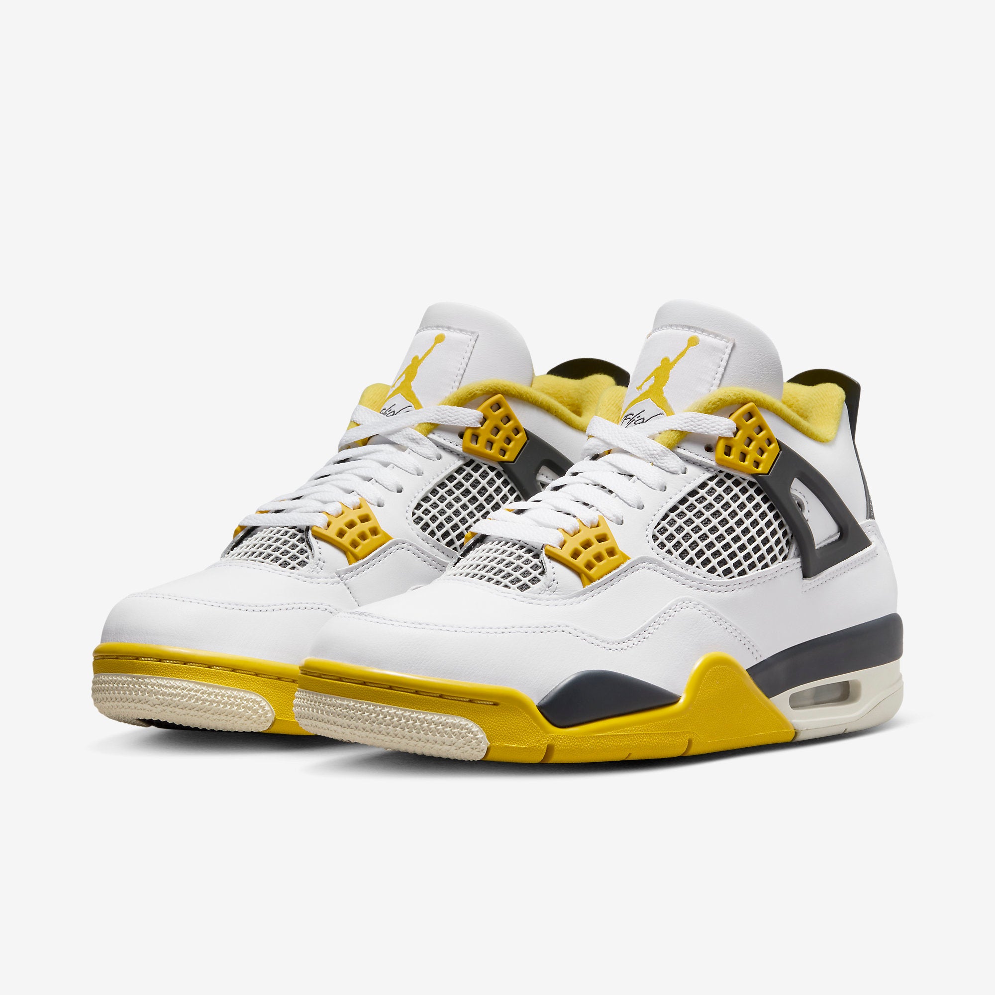 NIKE AIR JORDAN RETRO 4 OG VIVID SULFUR WOMEN'S - LUST PANAMA