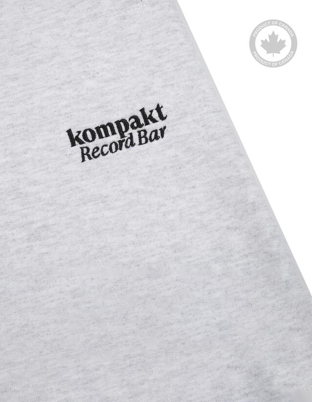 KOMPAKT RECORD BAR BASIC LOGO HEAVYWEIGHT SWEATPANTS GREY
