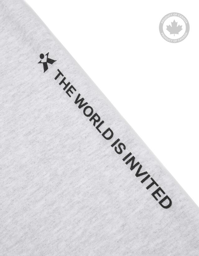 KOMPAKT RECORD BAR BASIC LOGO HEAVYWEIGHT SWEATPANTS GREY