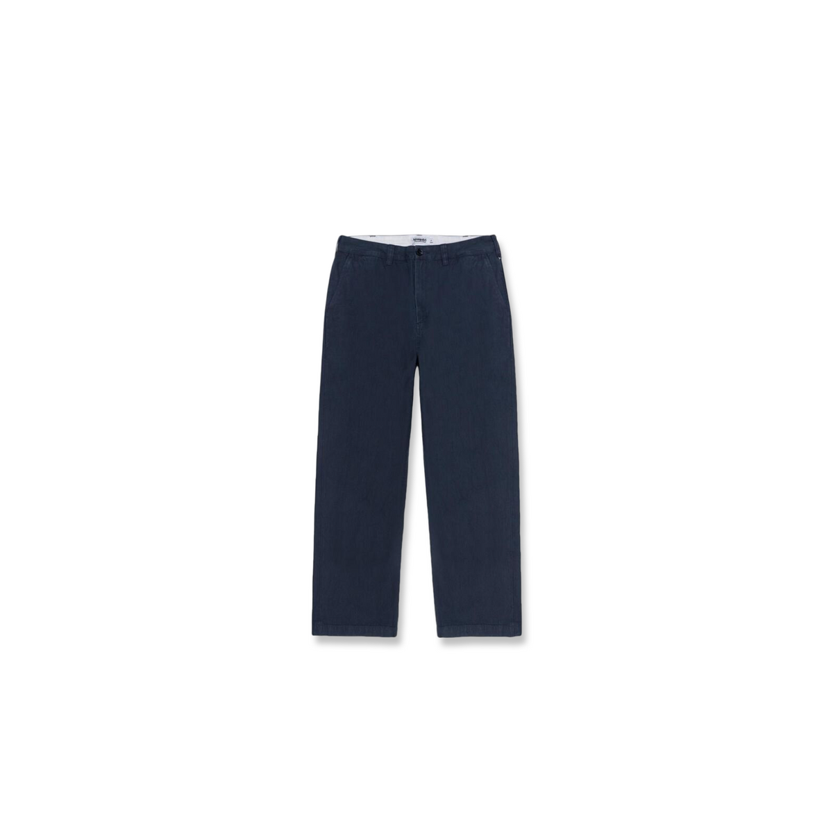 KOMPACT RECORD BAR BASIC LOGO CHINO PANTS NAVY