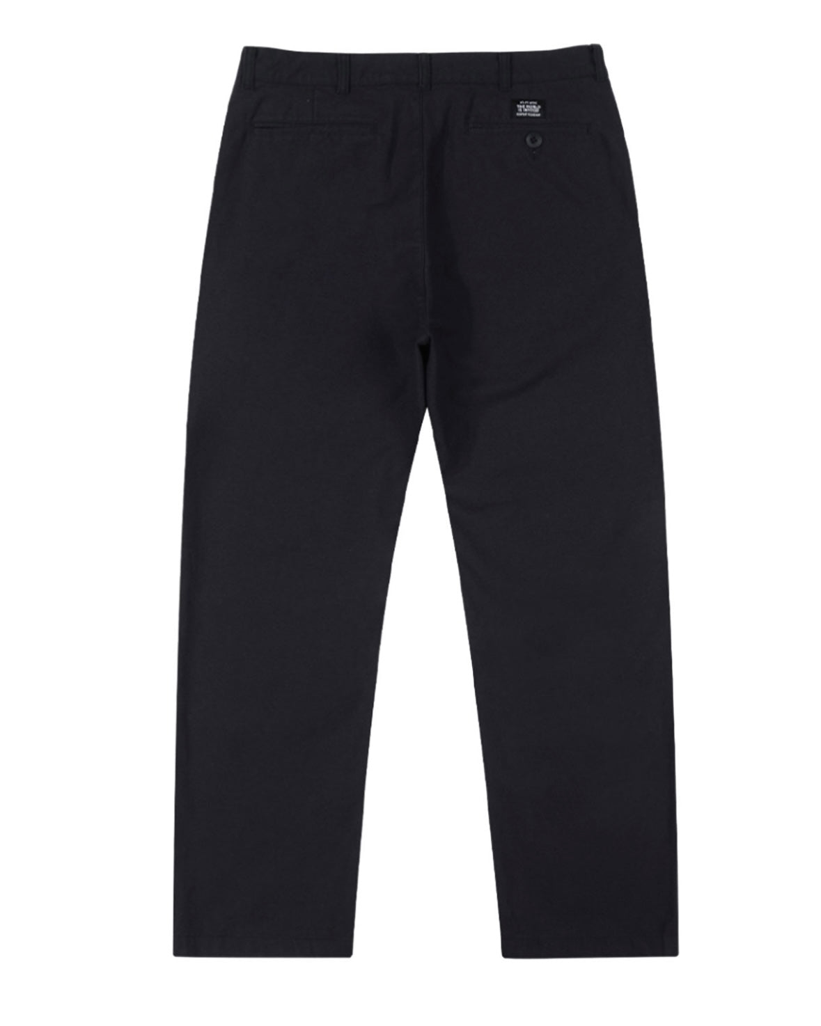 KOMPACT RECORD BAR BASIC LOGO CHINO PANTS NAVY