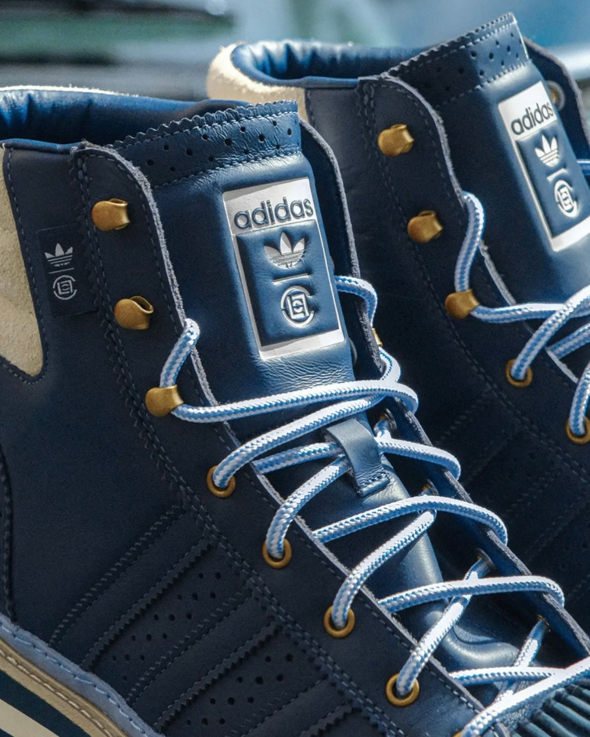 ADIDAS PRO MODEL X  CLOT BY EDISON CHEN MINERAL BLUE