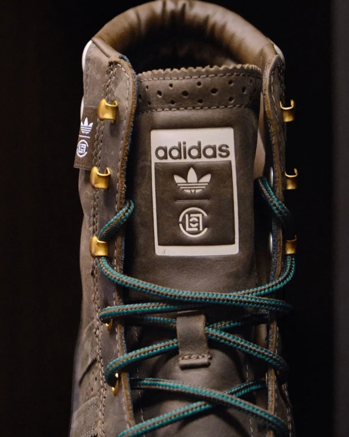 ADIDAS PRO MODEL X  CLOT BY EDISON CHEN DARK BROWN