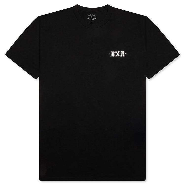 BORN x RAISED UNCONDITIONAL LOVE TEE BLACK