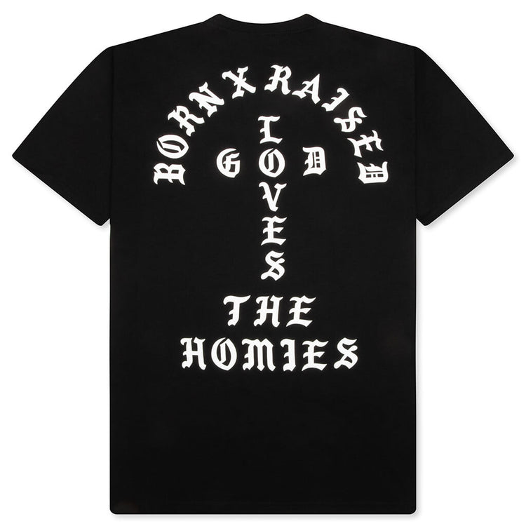 BORN x RAISED UNCONDITIONAL LOVE TEE BLACK