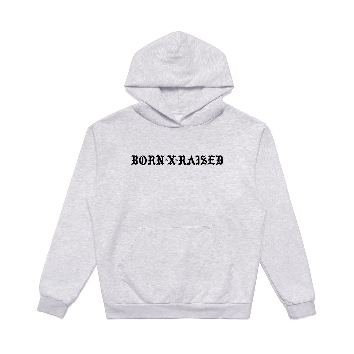 BORN x RAISED STANDARD HOODIE HEATHER GREY