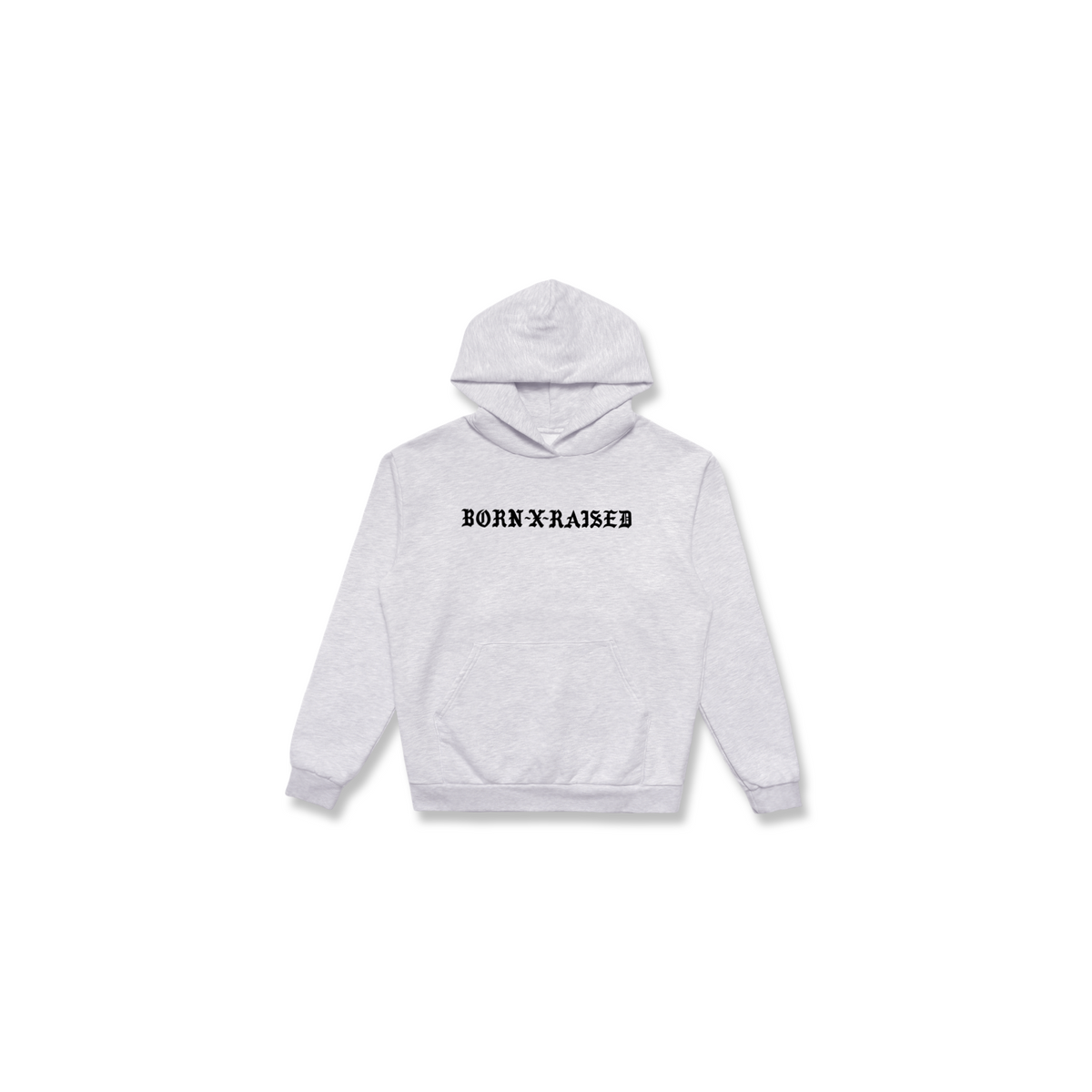 BORN x RAISED STANDARD HOODIE HEATHER GREY