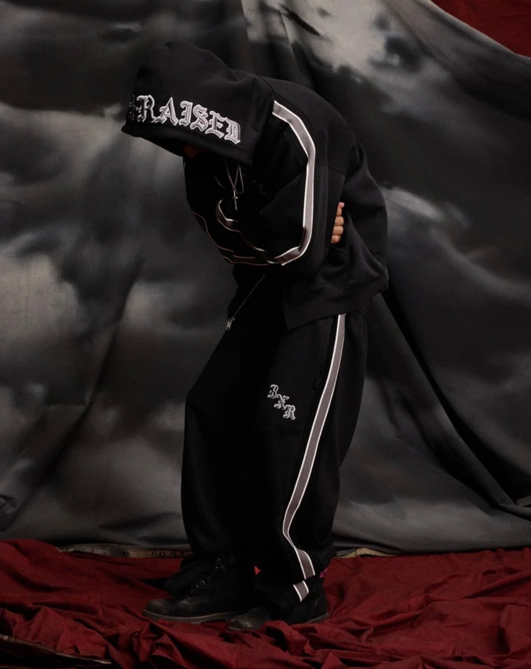BORN x RAISED SPORT STRIPE SWEATS