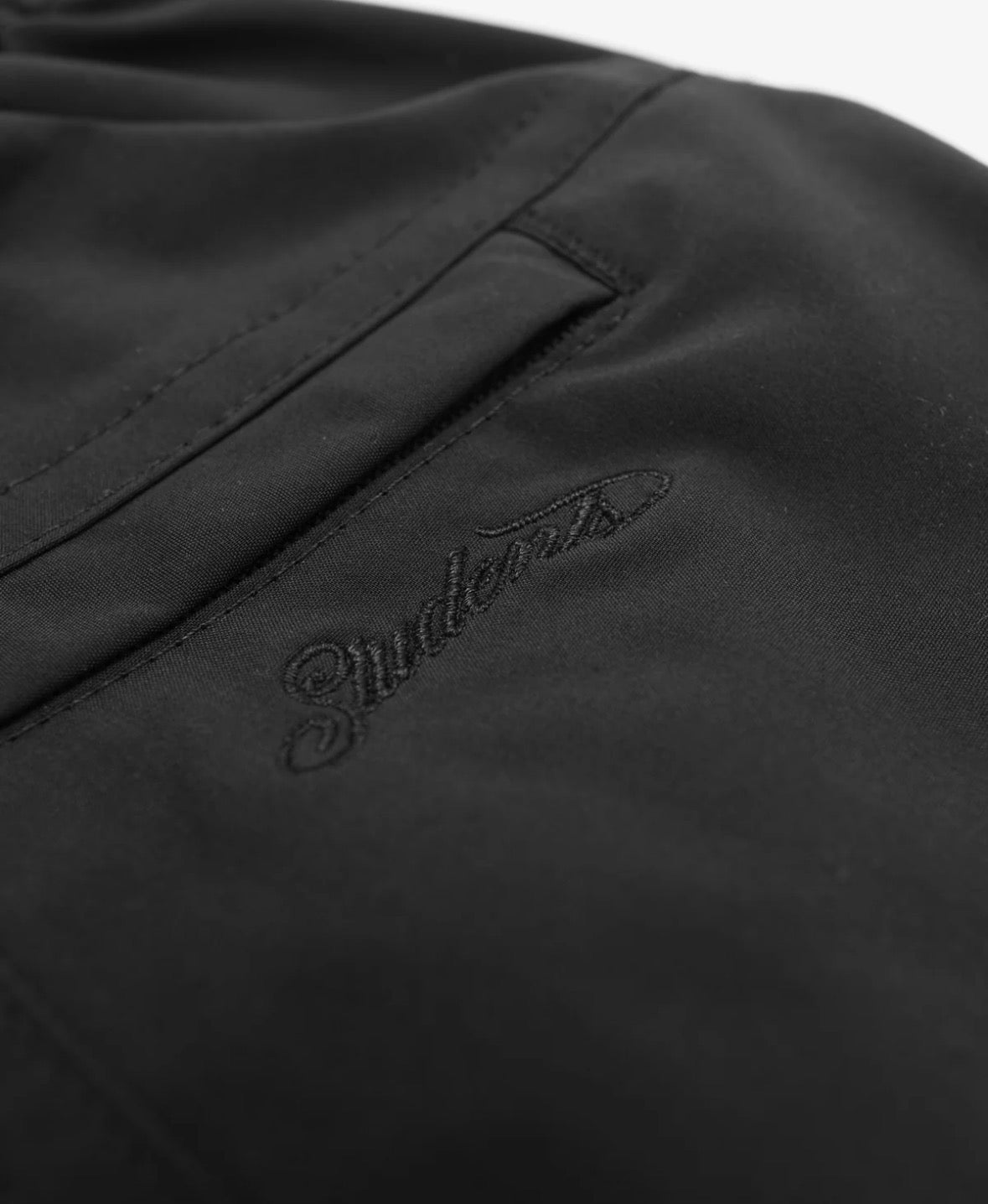 STUDENTS CALABASAS BAGGY NYLON SHORTS BLACK