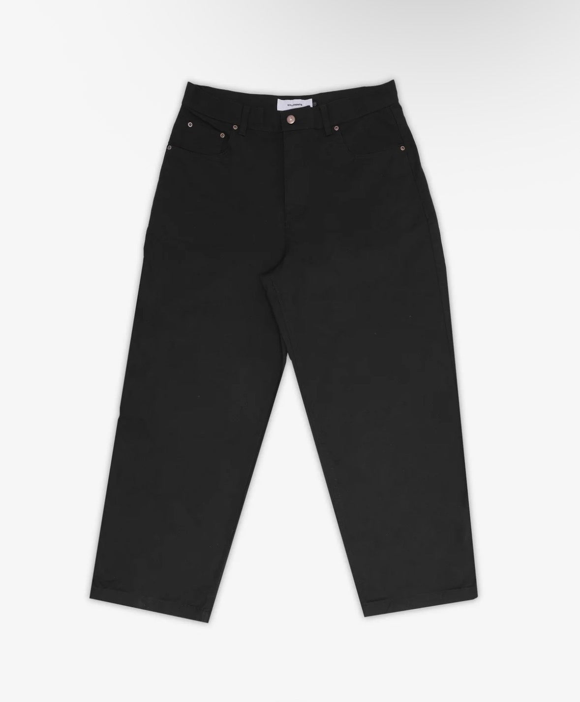 STUDENTS CURRICULUM BAGGY TWILL PANTS BLACK