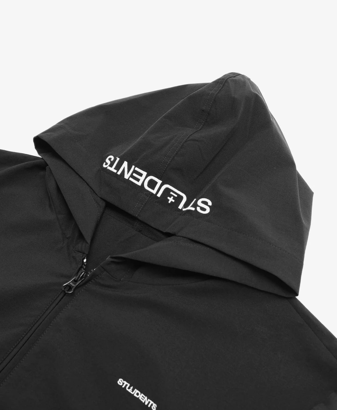 STUDENTS CAMARGO NYLON HOODIE BLACK