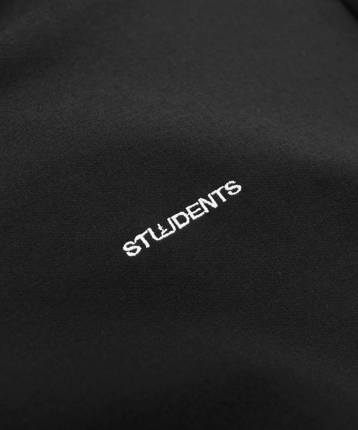 STUDENTS CAMARGO NYLON HOODIE BLACK