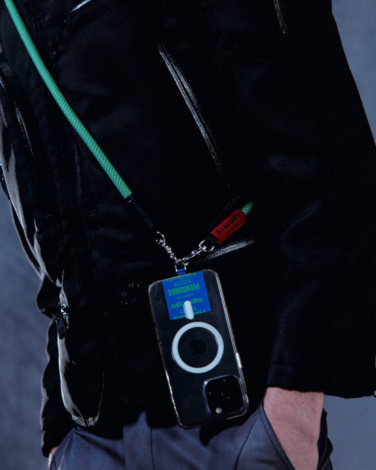 PLEASURES x TOPOLOGIE PHONE STRAP
