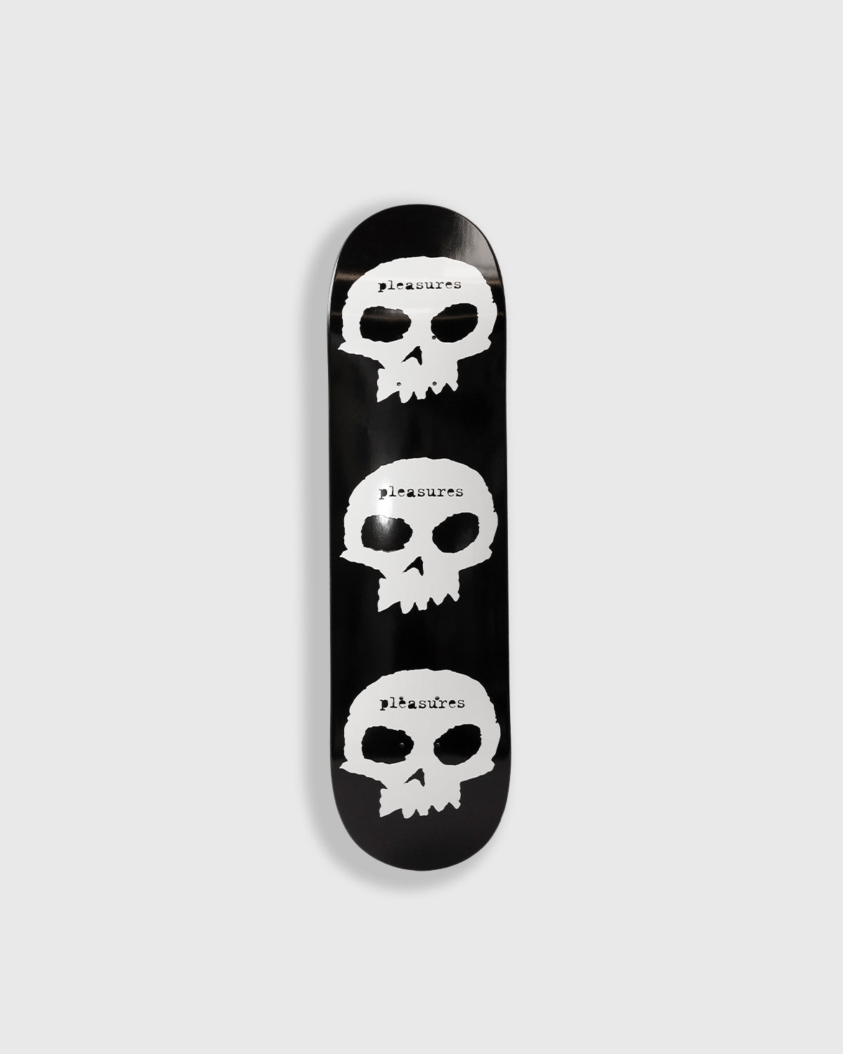 PLEASURES x ZERO SKULLS SKATE DECK
