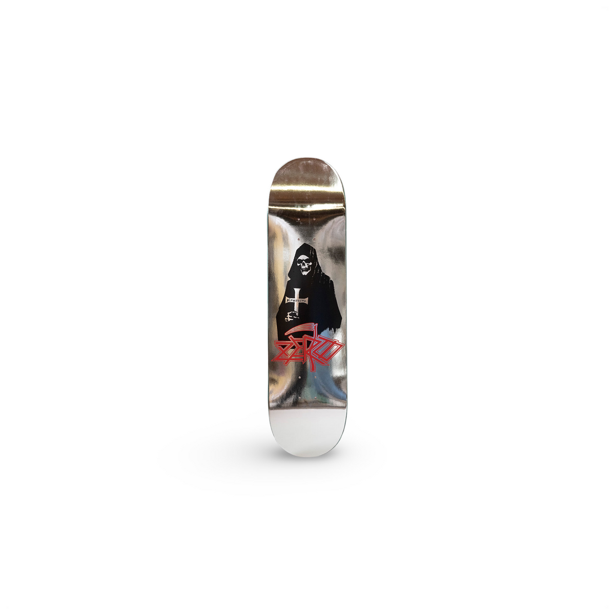 PLEASURES x ZERO REAPER SKATE DECK