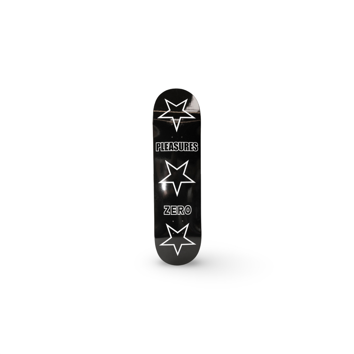 PLEASURES x ZERO STARS SKATE DECK