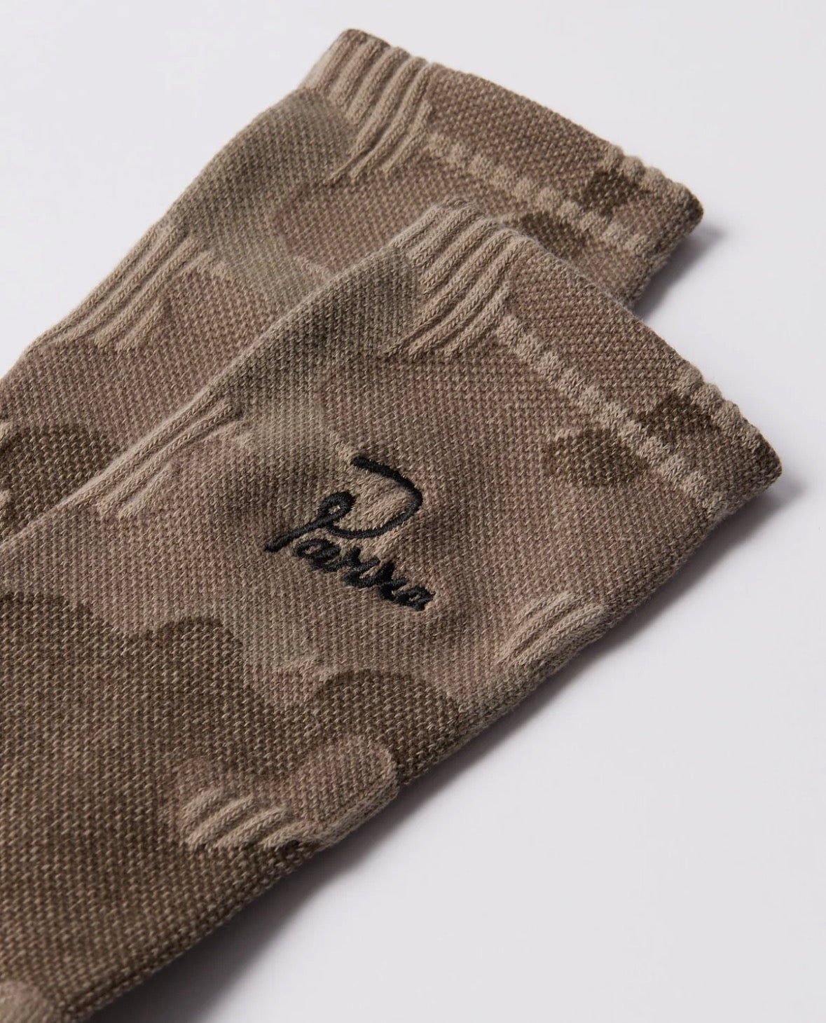 PARRA SIGNATURE CAMO CREW SOCKS  BROWN