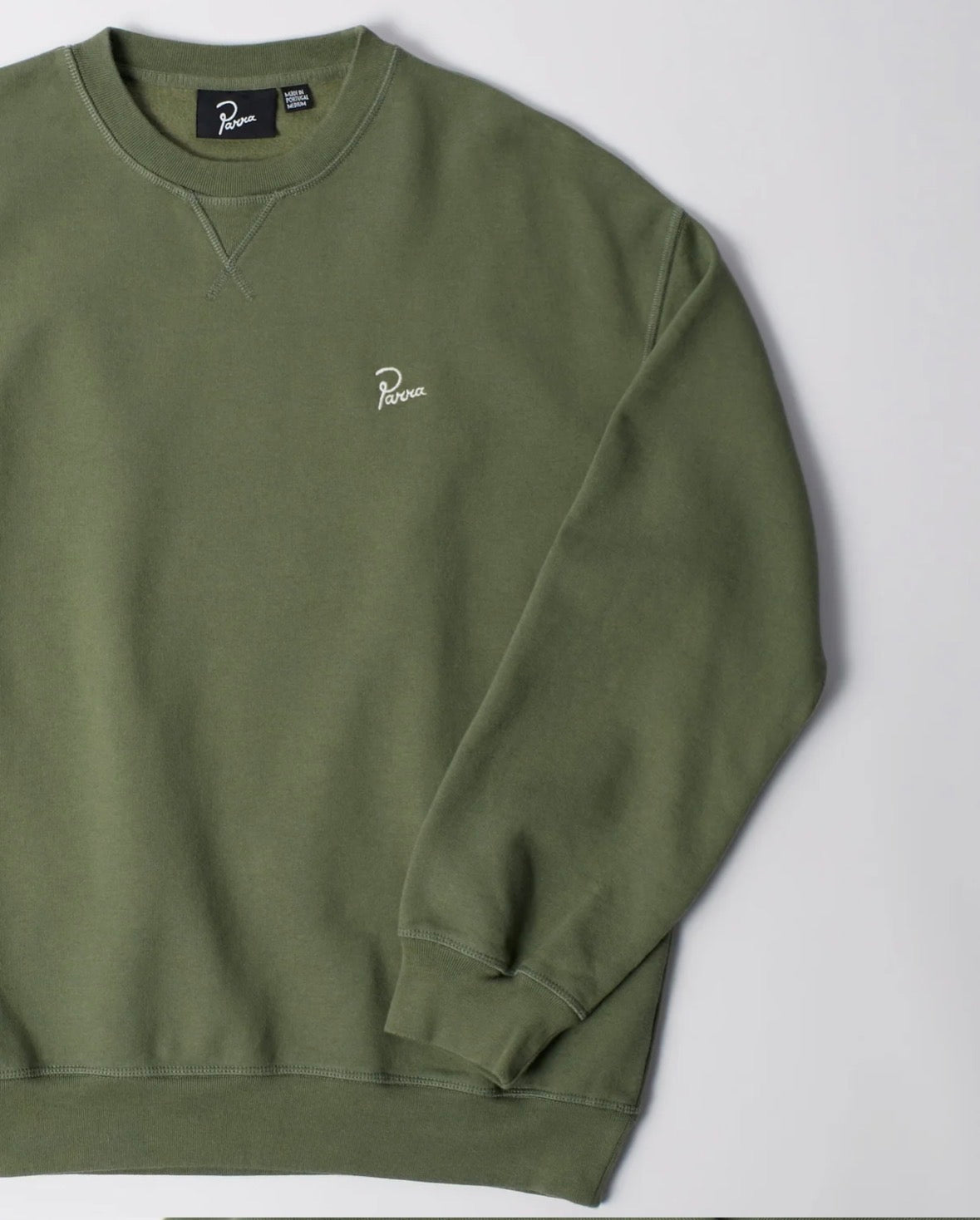 PARRA SIGNATURE CREW NECK SWEATSHIRT GREEN
