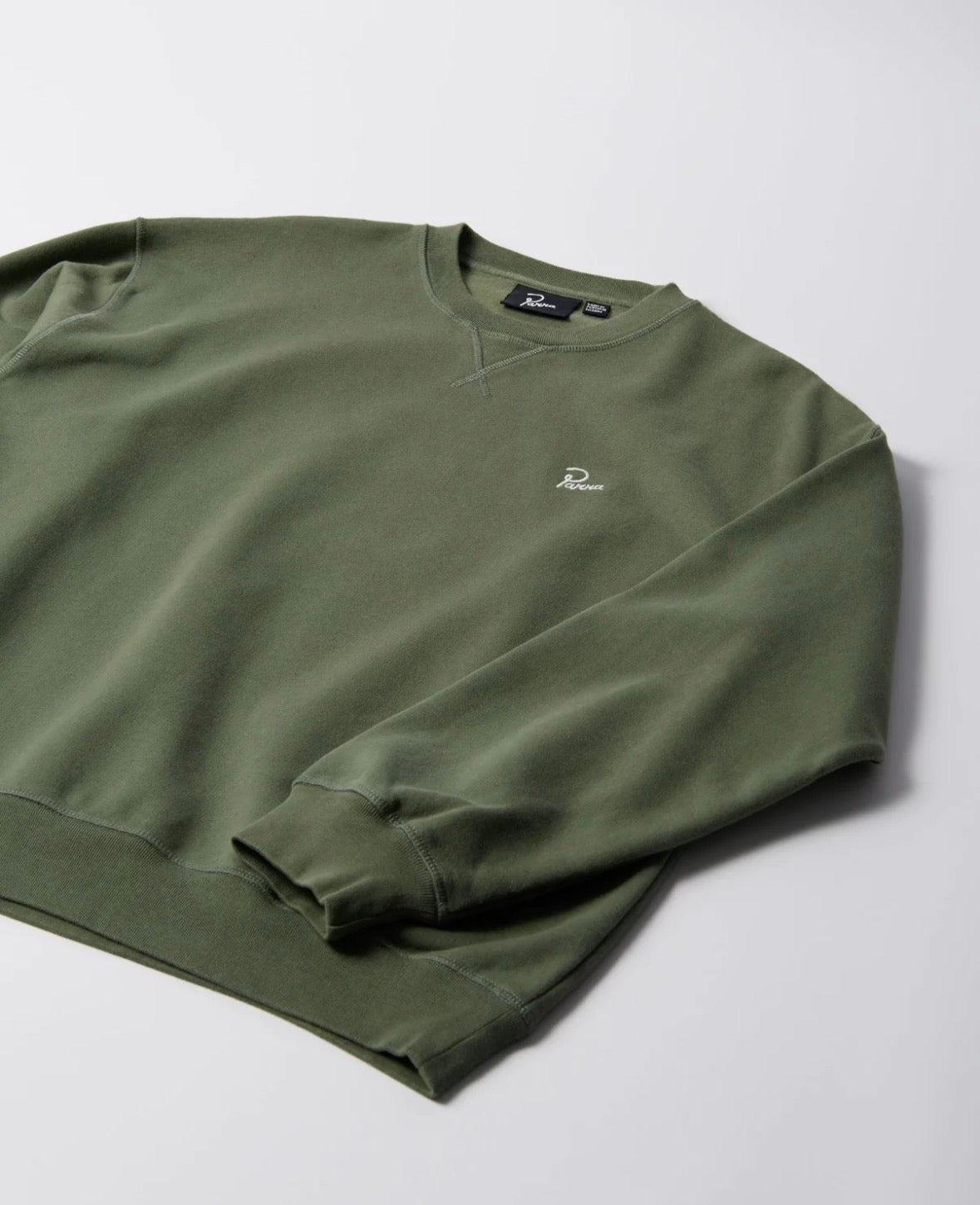 PARRA SIGNATURE CREW NECK SWEATSHIRT GREEN
