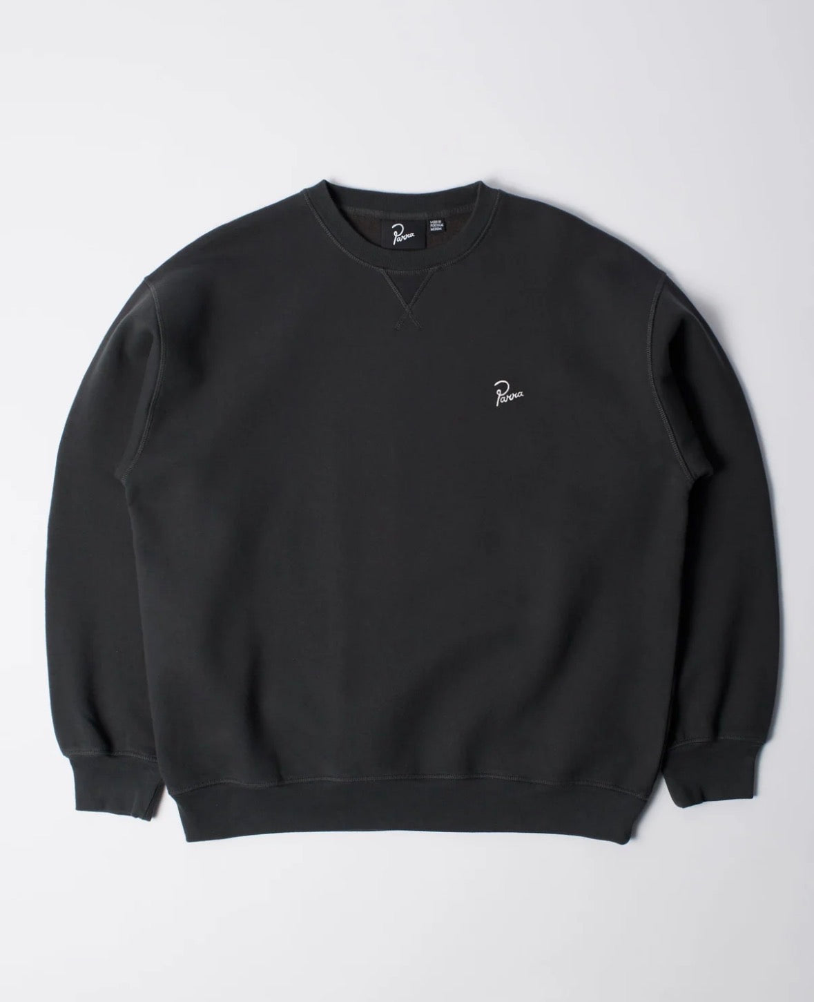 PARRA SIGNATURE CREW NECK SWEATSHIRT BLACK