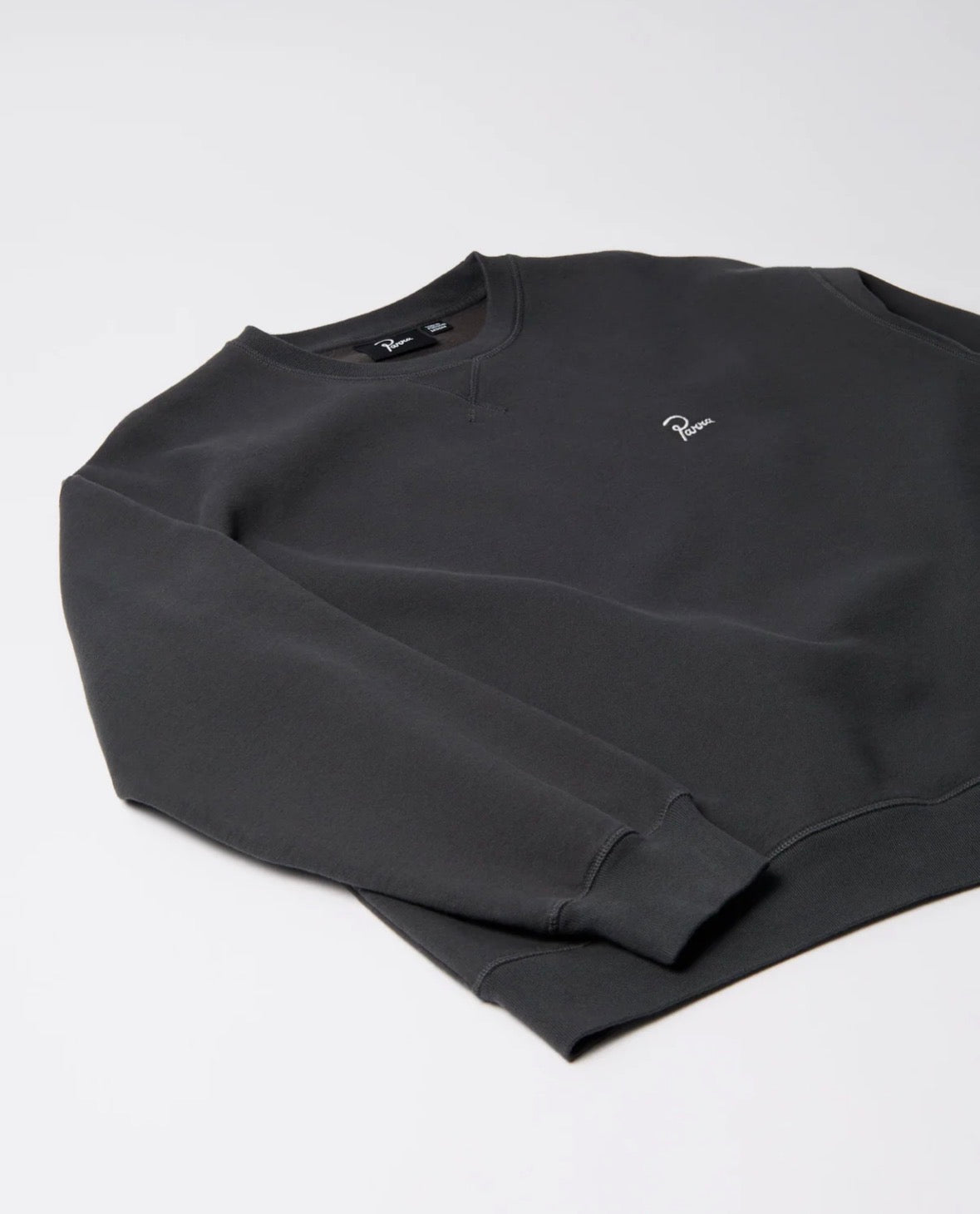 PARRA SIGNATURE CREW NECK SWEATSHIRT BLACK