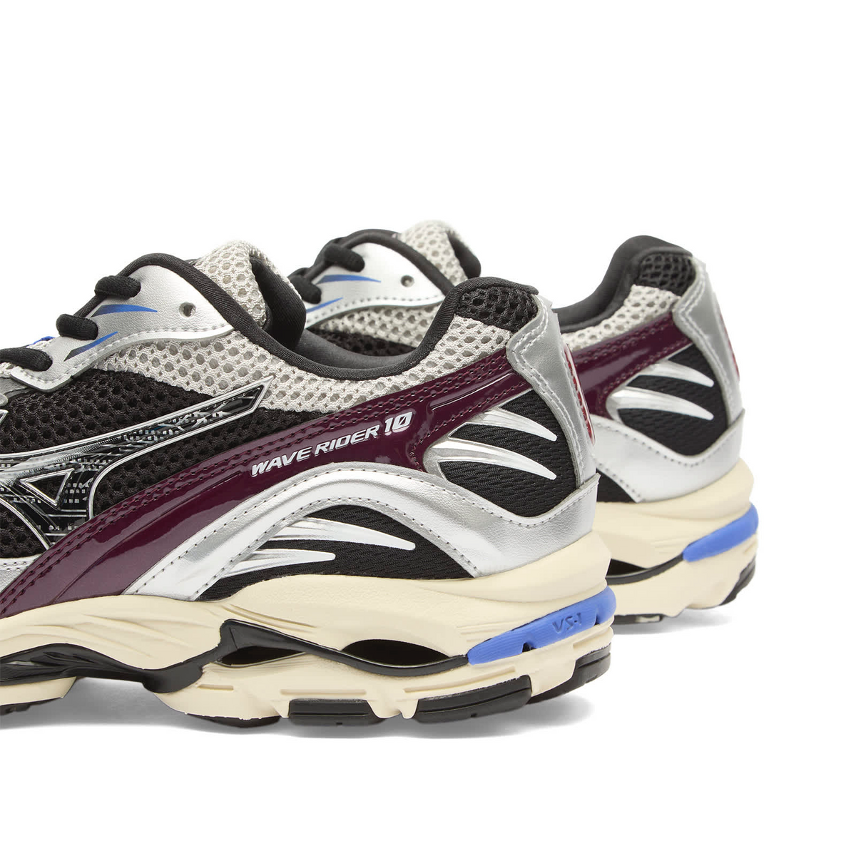 MIZUNO WAVE RIDER 10 HARBOR MIST BLACK