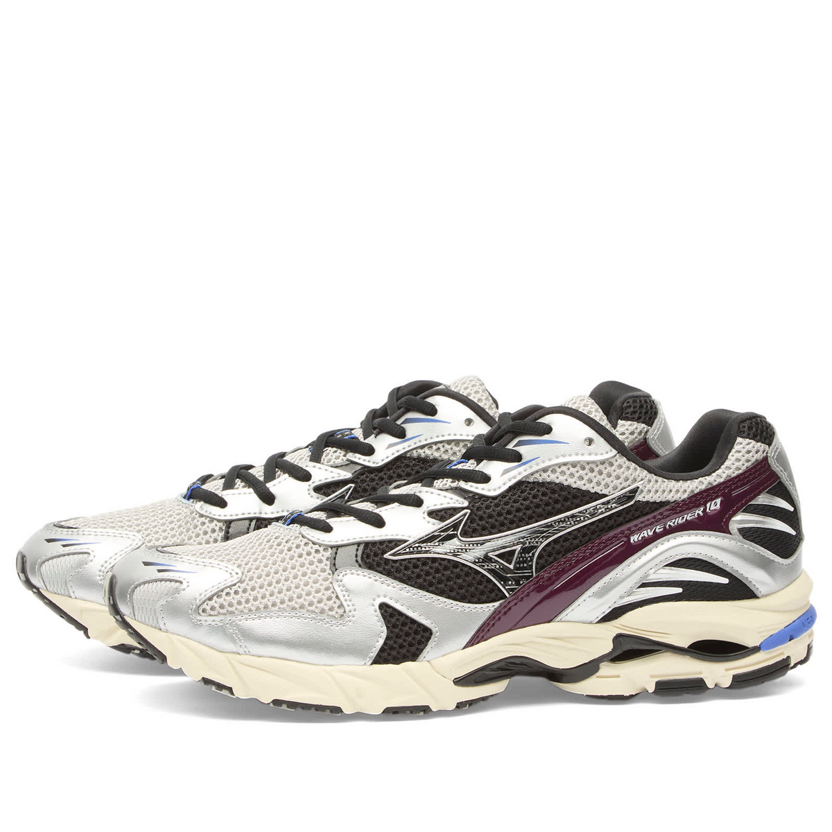 MIZUNO WAVE RIDER 10 HARBOR MIST BLACK