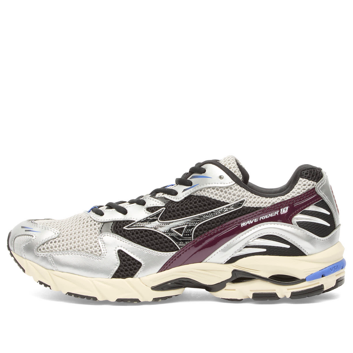 MIZUNO WAVE RIDER 10 HARBOR MIST BLACK