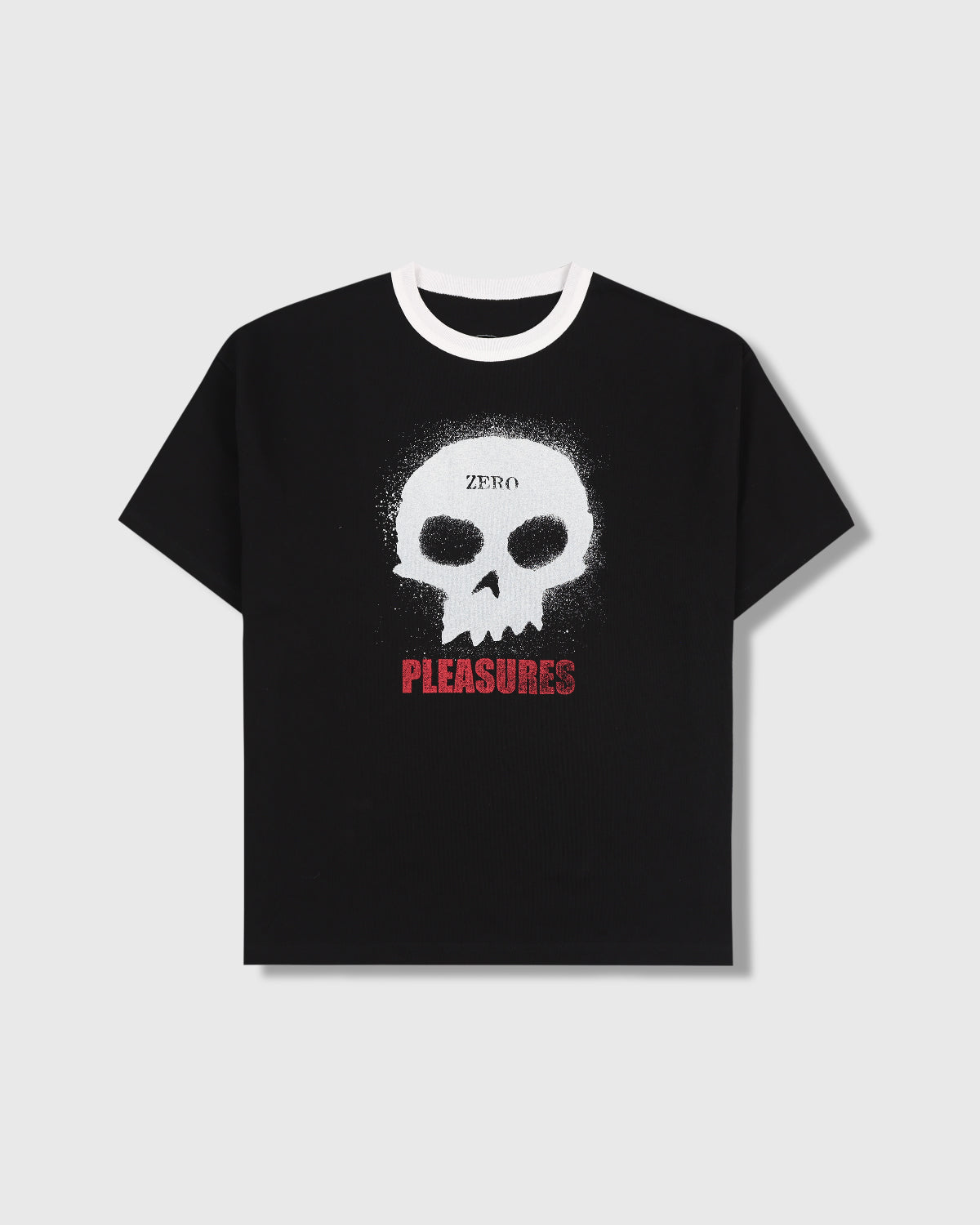 PLEASURES x ZERO SINGLE SKULL HEAVYWEIGHT SHIRT