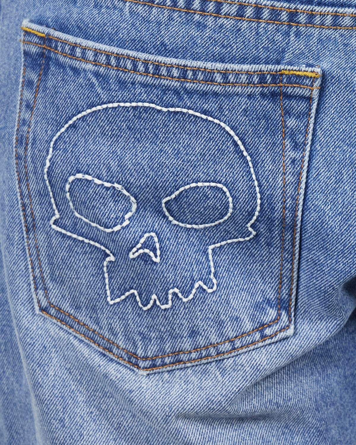 PLEASURES x ZERO ROTTEN JEANS