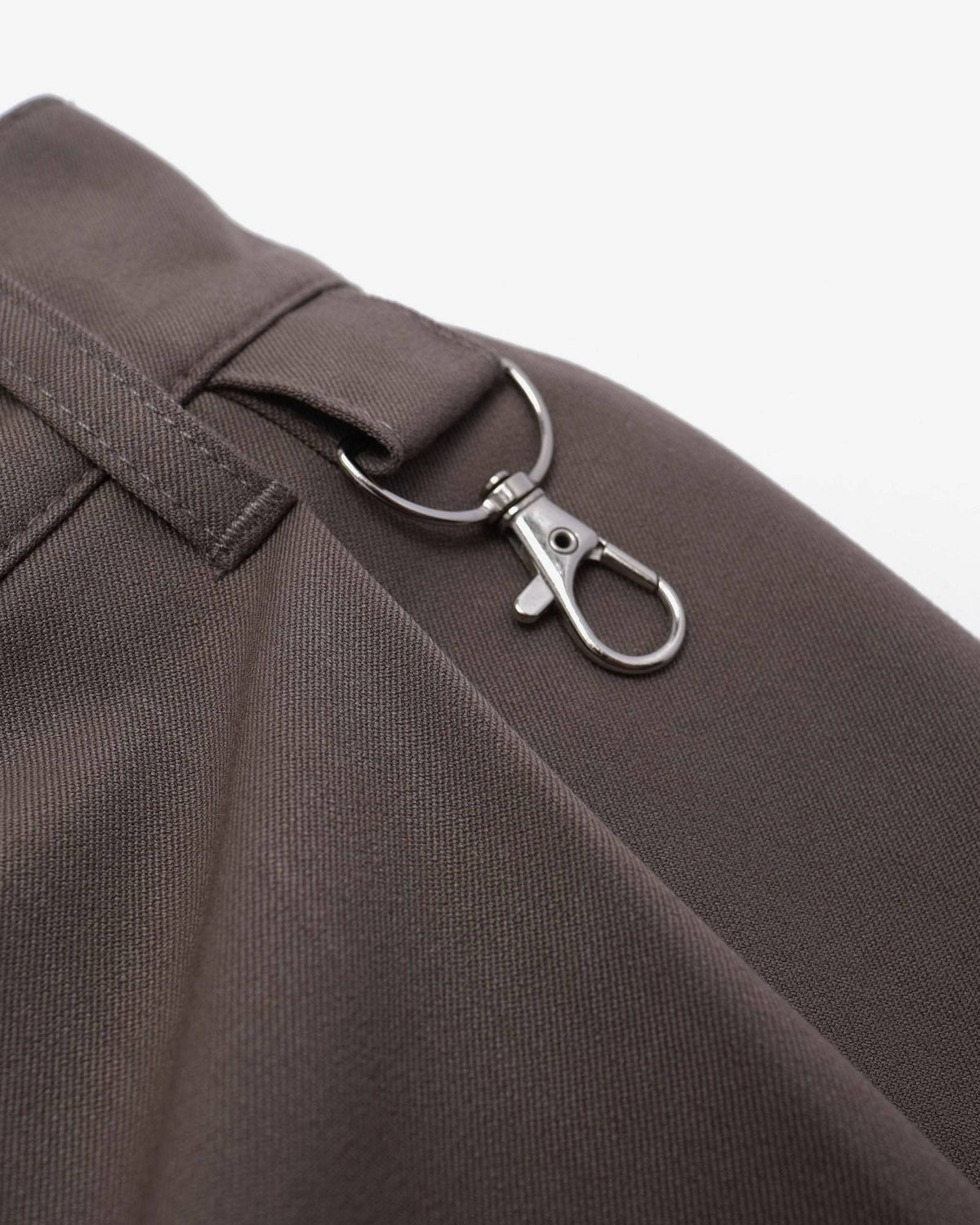 STUDENTS CALCULUS BAGGY PLEATED SHORTS GREY