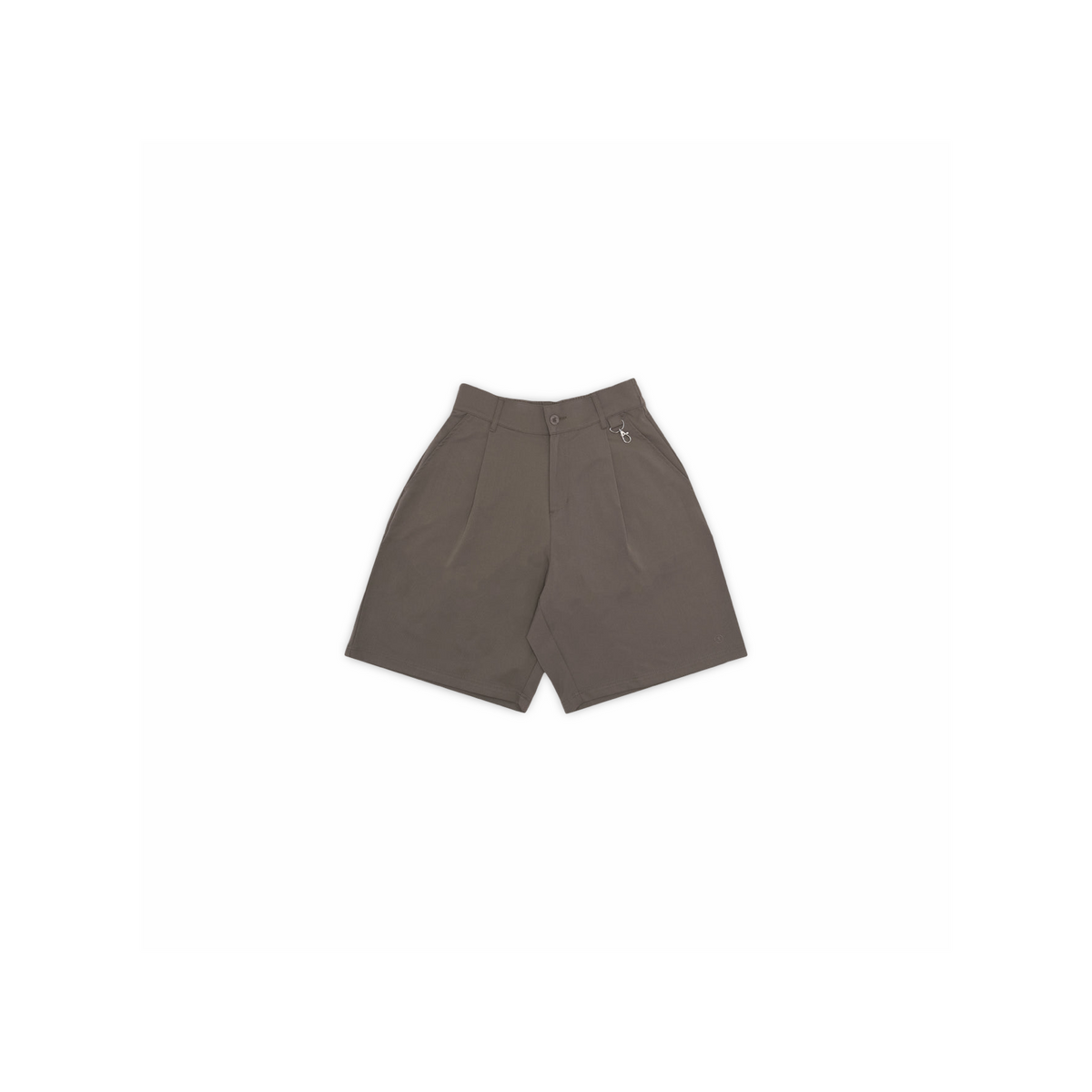 STUDENTS CALCULUS BAGGY PLEATED SHORTS GREY