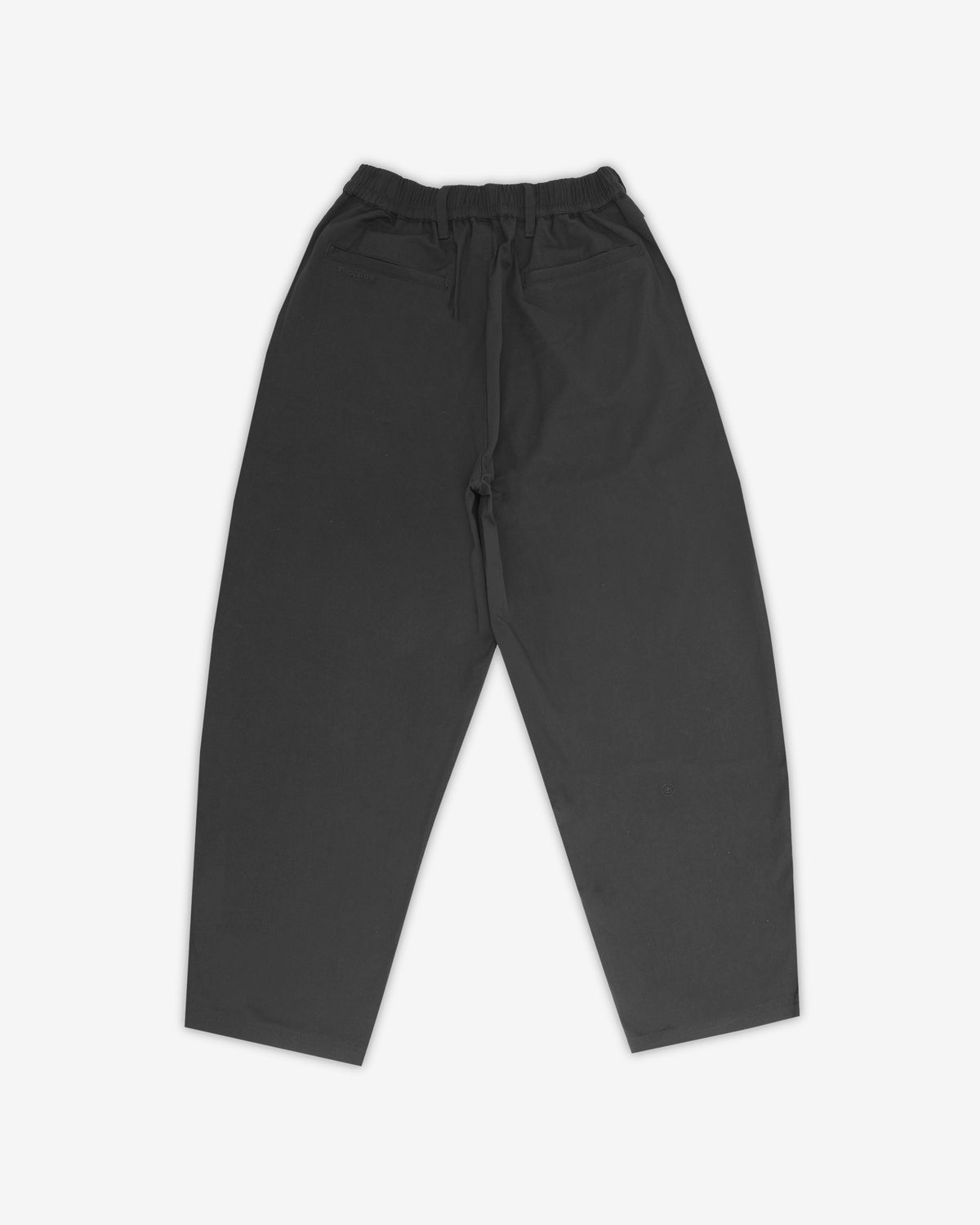 STUDENTS CALCULUS BAGGY PLEATED PANTS BLACK
