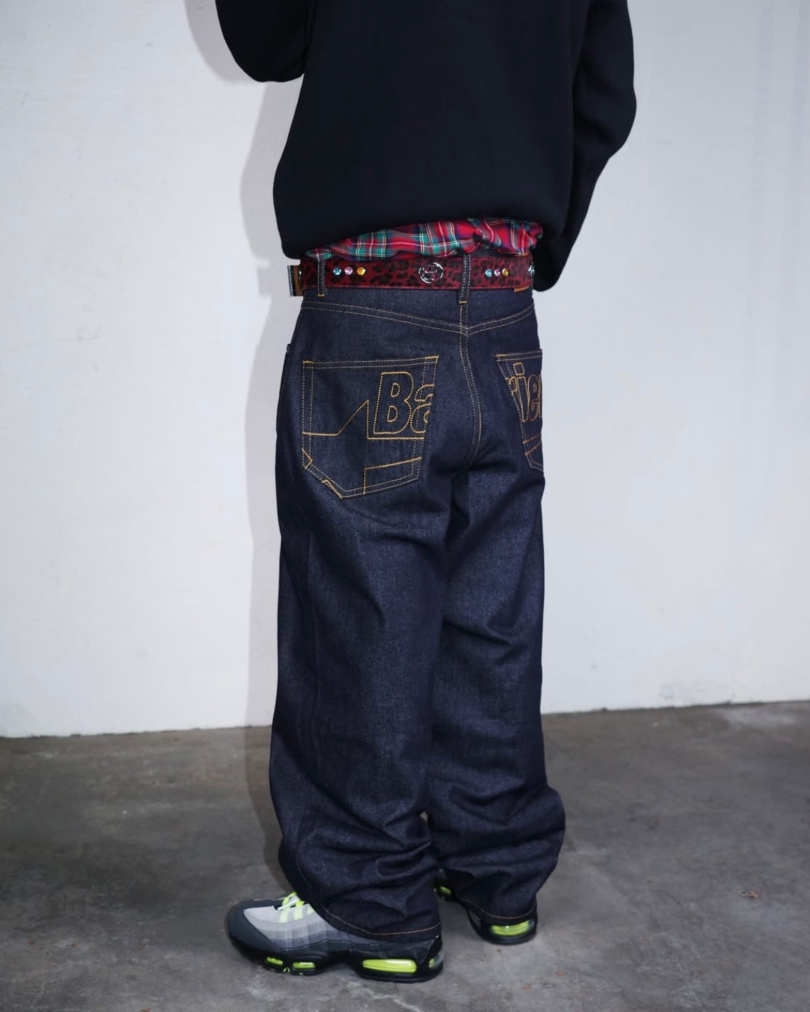 BADFRIEND STAR POCKET DENIM PANT RAW INDIGO