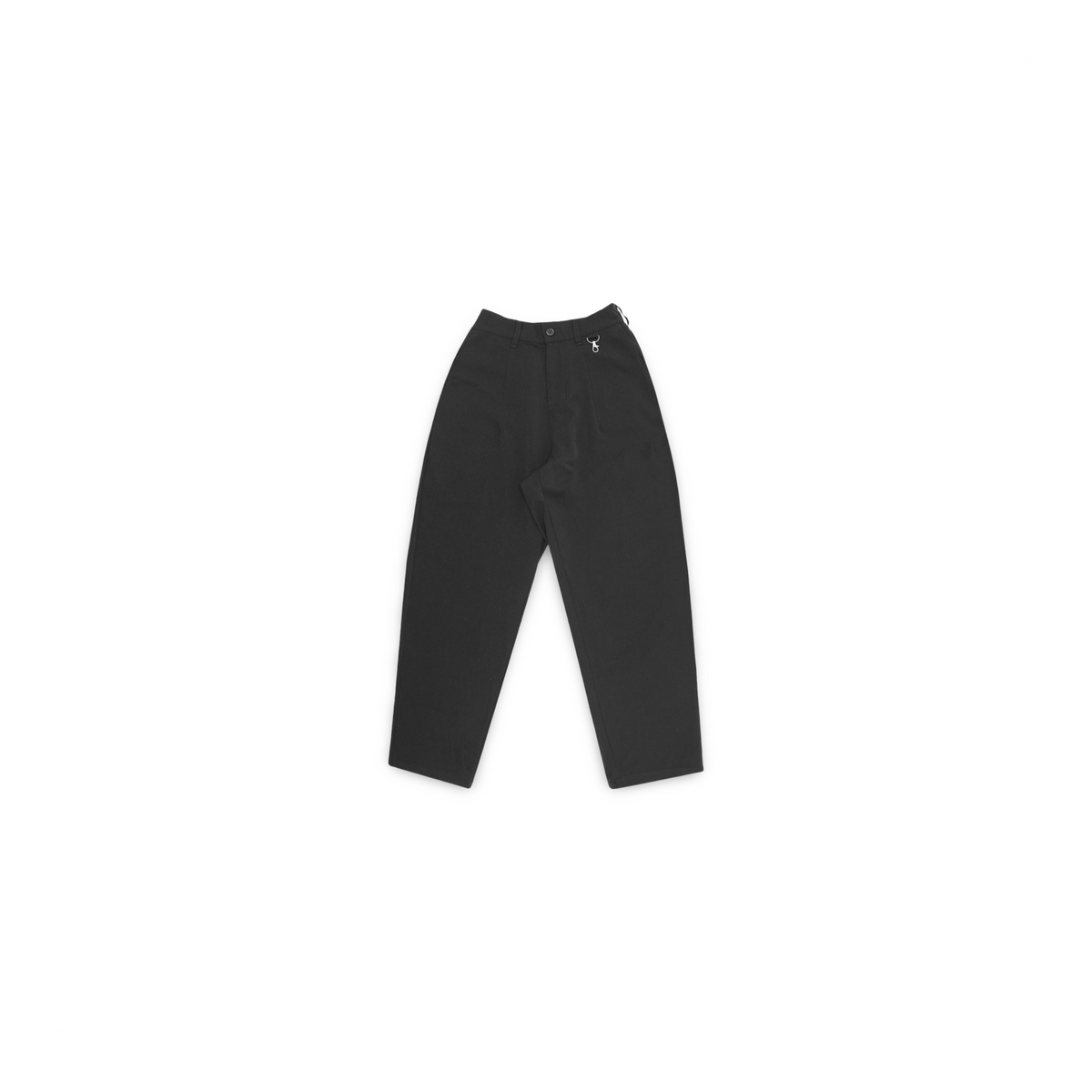 STUDENTS CALCULUS BAGGY PLEATED PANTS BLACK