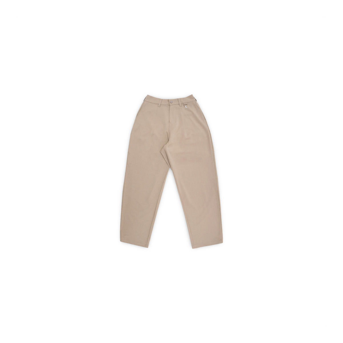 STUDENTS CALCULUS BAGGY PLEATED PANTS CEMENT