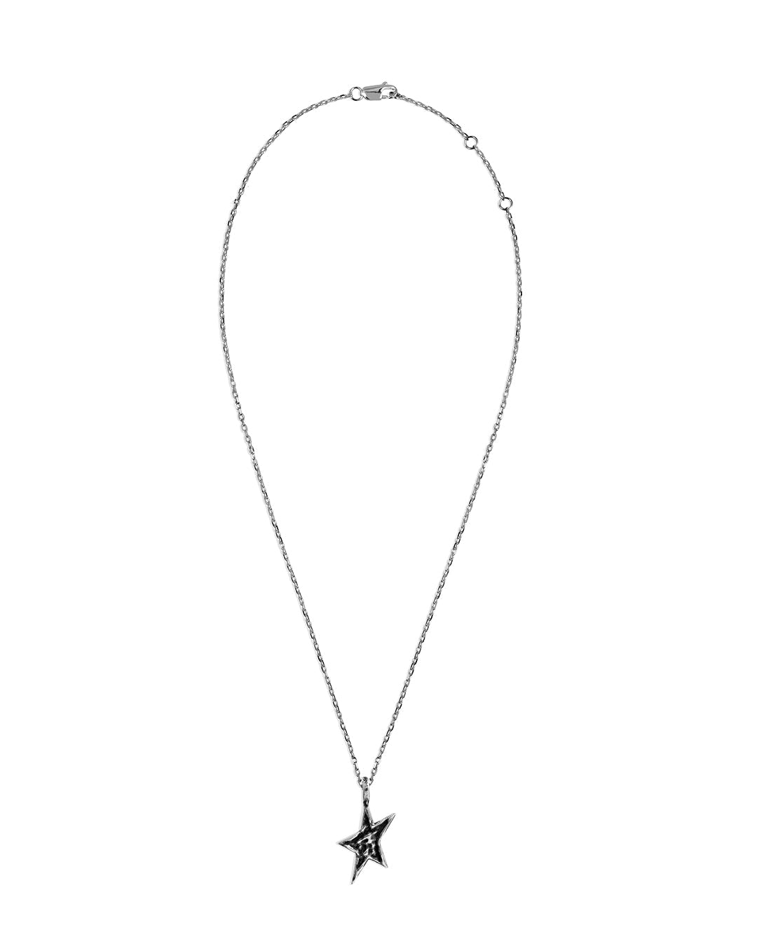 TWOJEYS BLACK ENAMELED ICON NECKLACE