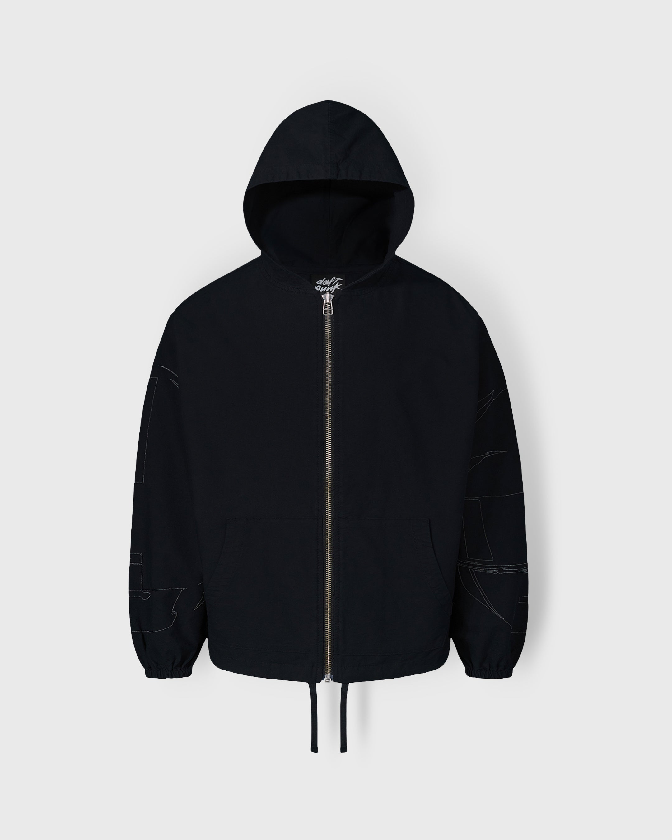 PLEASURES x DAFT PUNK DIGITAL ZIP PONCHO HOODIE - LUST PANAMA
