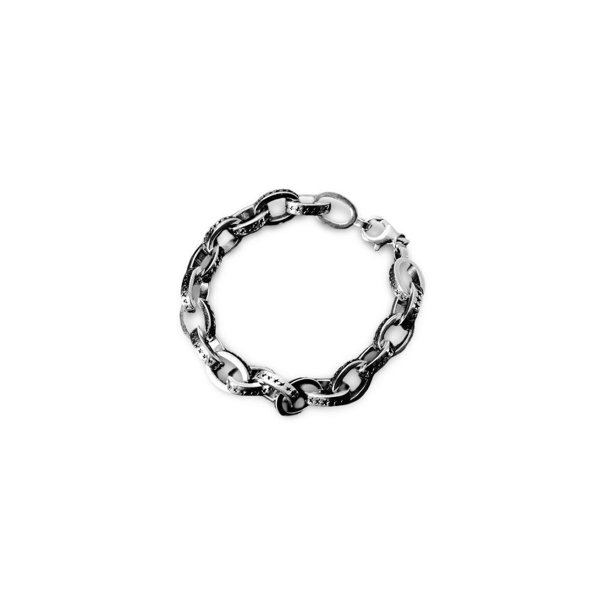 TWOJEYS ICON MONOGRAM LINK BRACELET