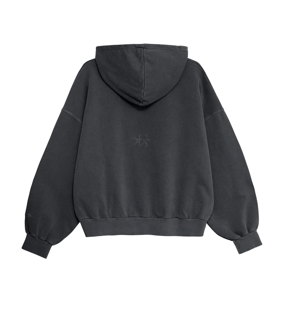 TWOJEYS STONE WASHED BLACK ICON HOODIE