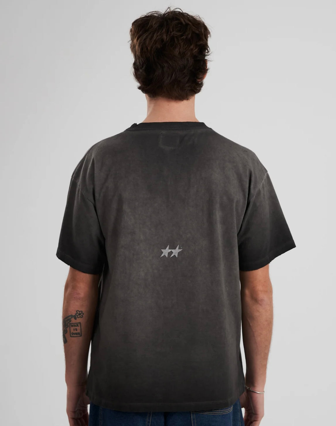 TWOJEYS ICON WASHED T-SHIRT BLACK
